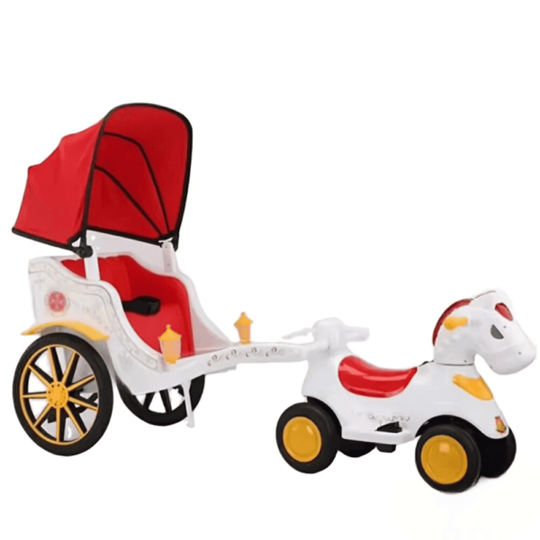 حصان مع عربة شحن - سياره شحن اطفال - سيارات اطفال - سيارات شحن - العاب اطفال