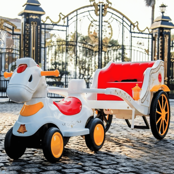 حصان مع عربة شحن - سياره شحن اطفال - سيارات اطفال - سيارات شحن - العاب اطفال