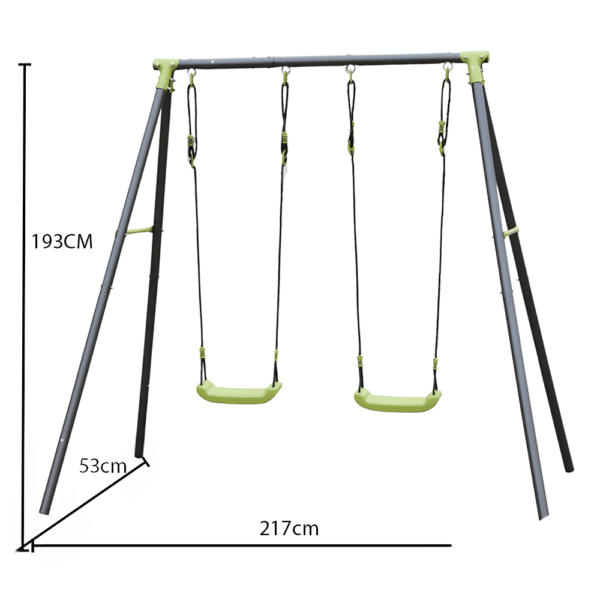 ديرفه حديد ماليزي 2 نفر - العاب خارجيه - العاب الحديقه