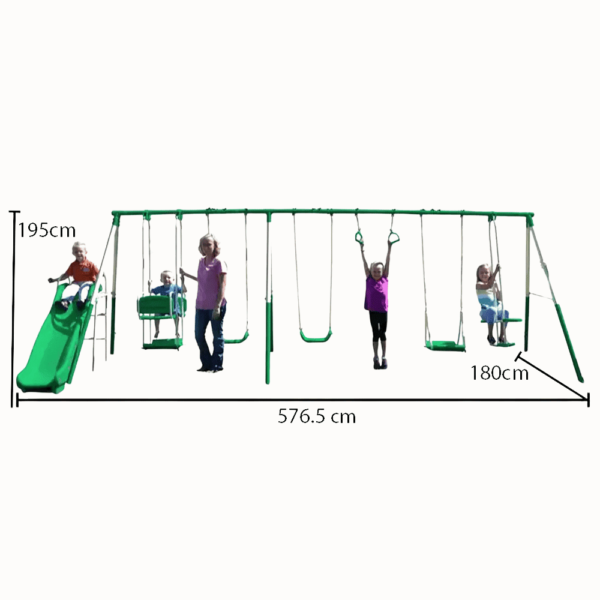 ديرفه حديد ماليزي كبيره 5.765 متر - العاب خارجيه - العاب الحديقه