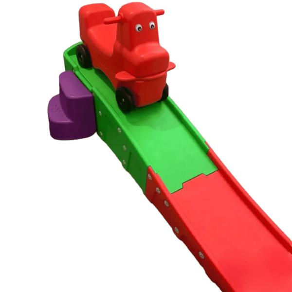 سيارة مع زحلاقية كوستر - مستلزمات مدارس حضانات