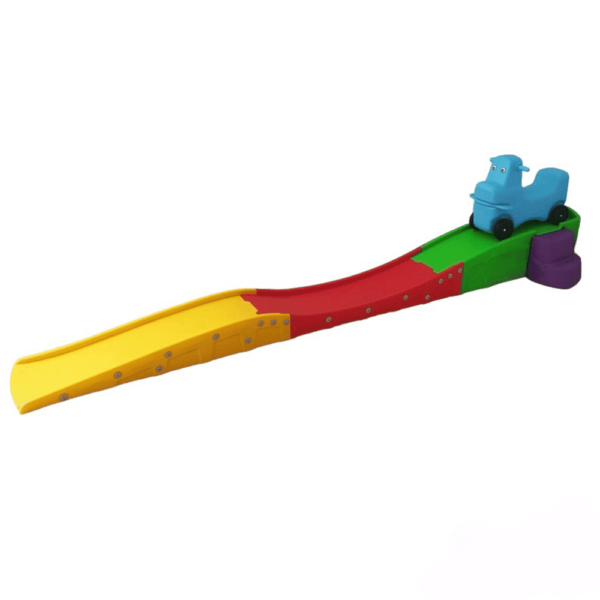 سيارة مع زحلاقية كوستر - مستلزمات مدارس حضانات