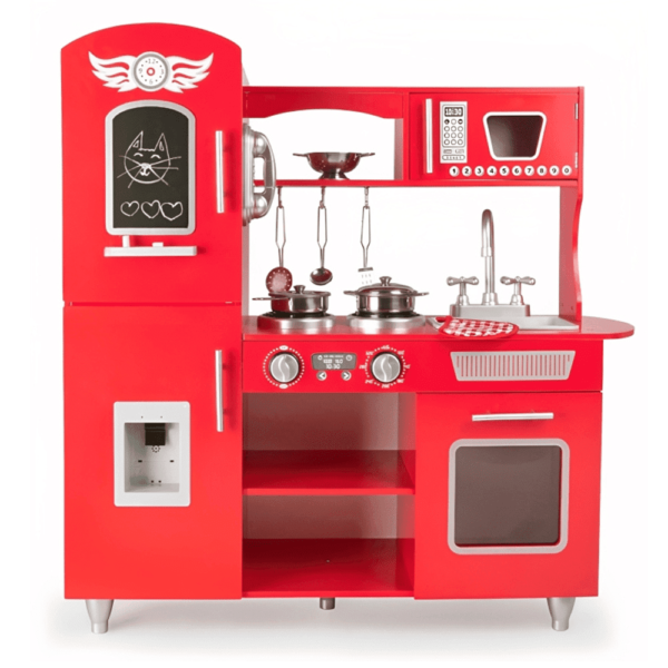 مطبخ خشب احمر TL41010 (3) مطبخ خشب اطفال العاب تعليمية