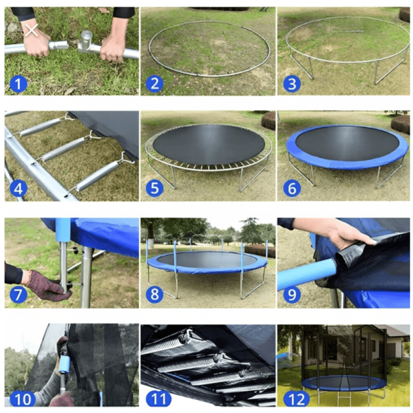 نطاطيه ترامبولين 182 سم 6 قدم T-6011 (6) نطاطيه ترامبولين 182 سم 6 قدم - العاب حدائق - العاب خارجيه - العاب مدارس - العاب حضانات