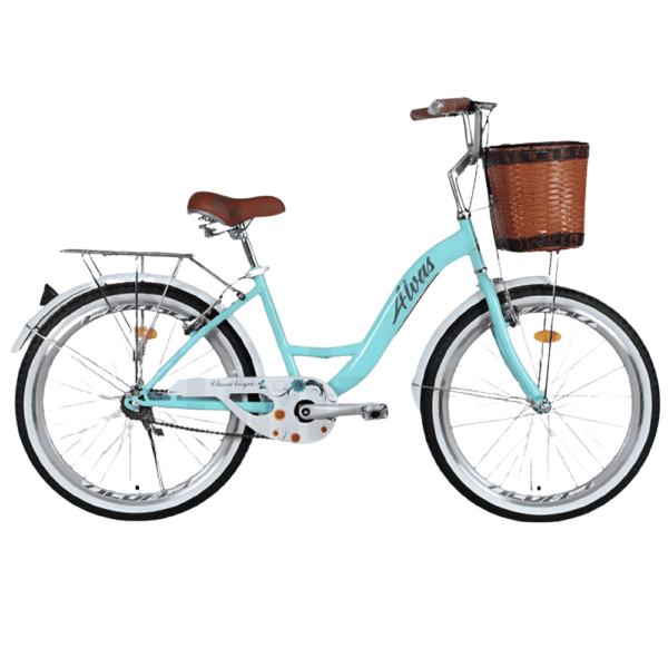 دراجه بناتي LADY-1SP- ازرق - وردى 26 (1)1