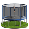 نطاطيه ترامبولين 350 سم 12 قدم - العاب حدائق - العاب خارجيه - العاب مدارس - العاب حضانات